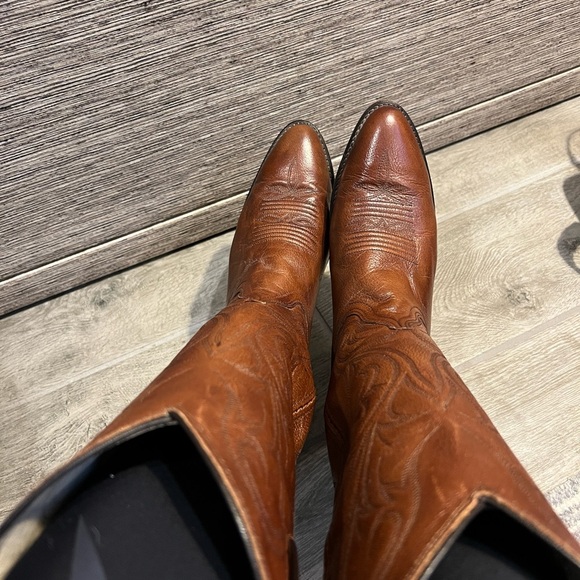 Dan Post cowgirl boots Brown size 6 1/2 Preowned Great Condition - Picture 3 of 12